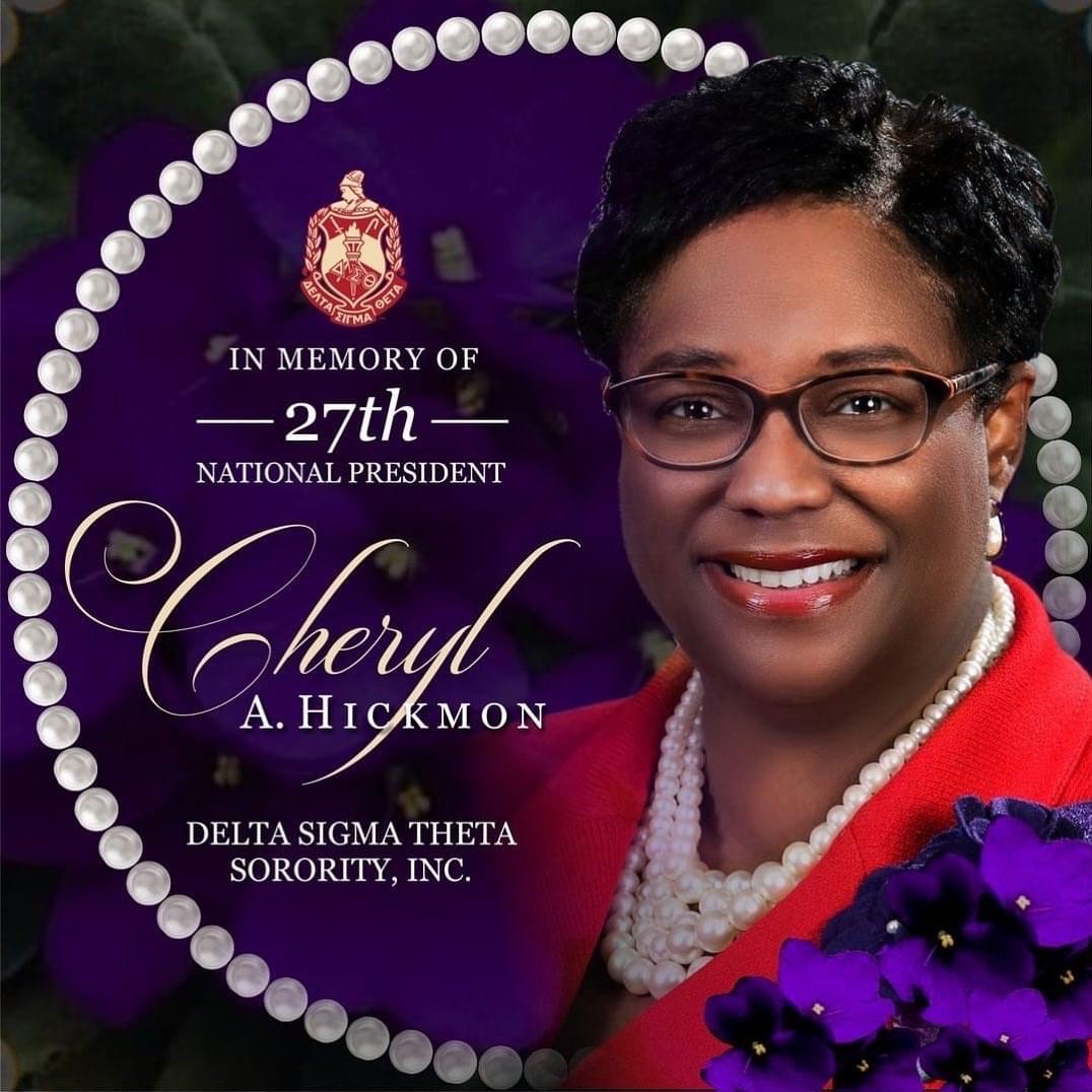 Remembering National President Cheryl A. Hickmon Delta Sigma Theta